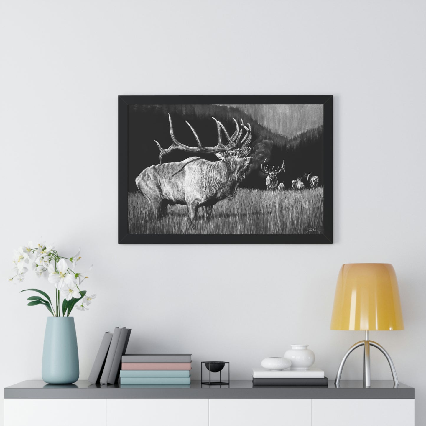 "The Contender" Framed Paper Print