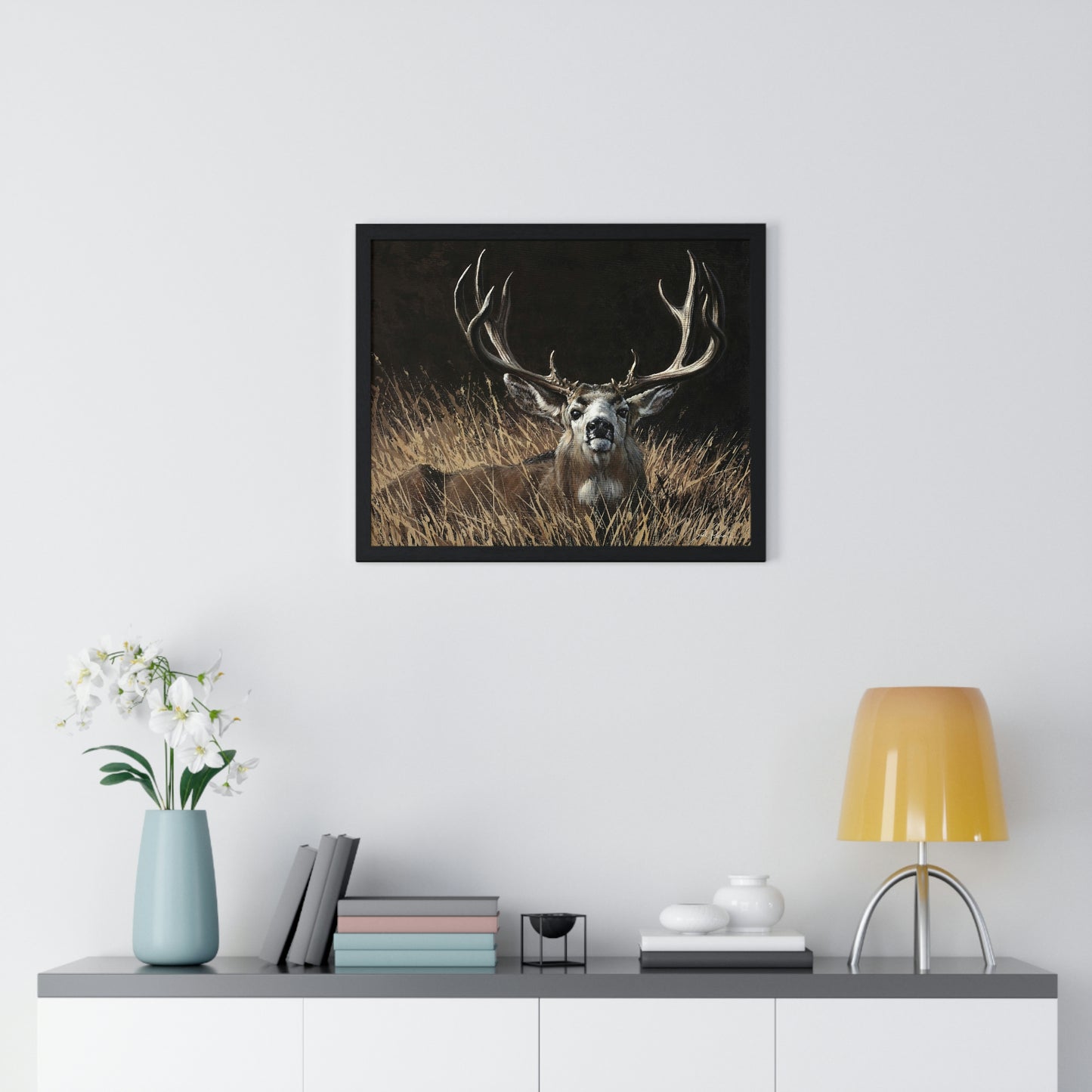 "Eye Contact" Premium Framed Print