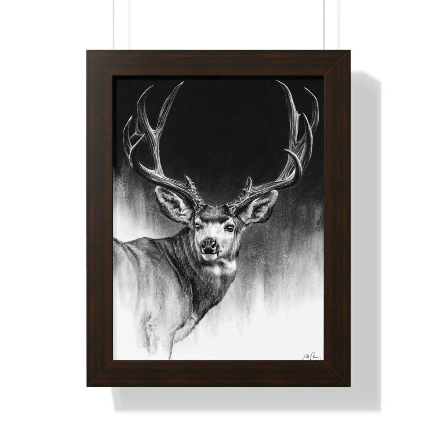 "Looking Back" Framed Paper Print