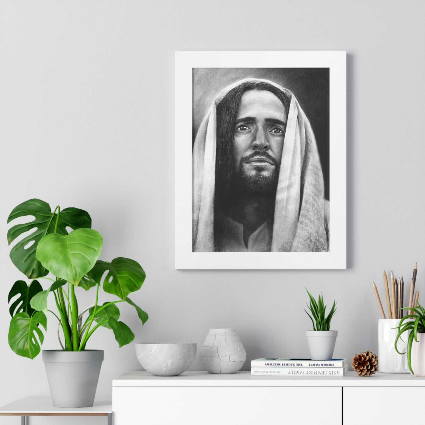 "Redeemer" Framed Paper Print