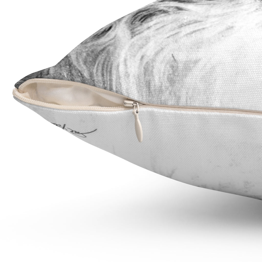 "Ol' Saint Nick" Square Pillow