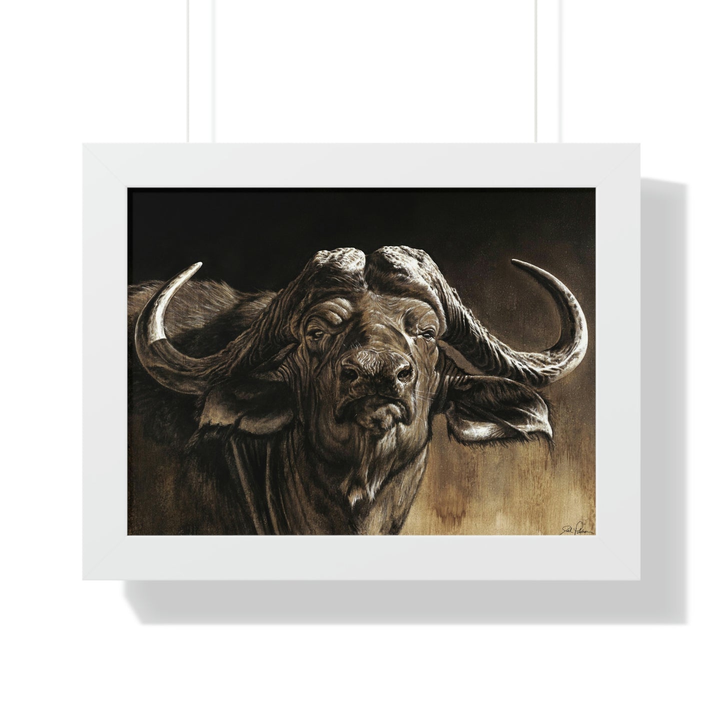 "Debt Collector" Framed Paper Print