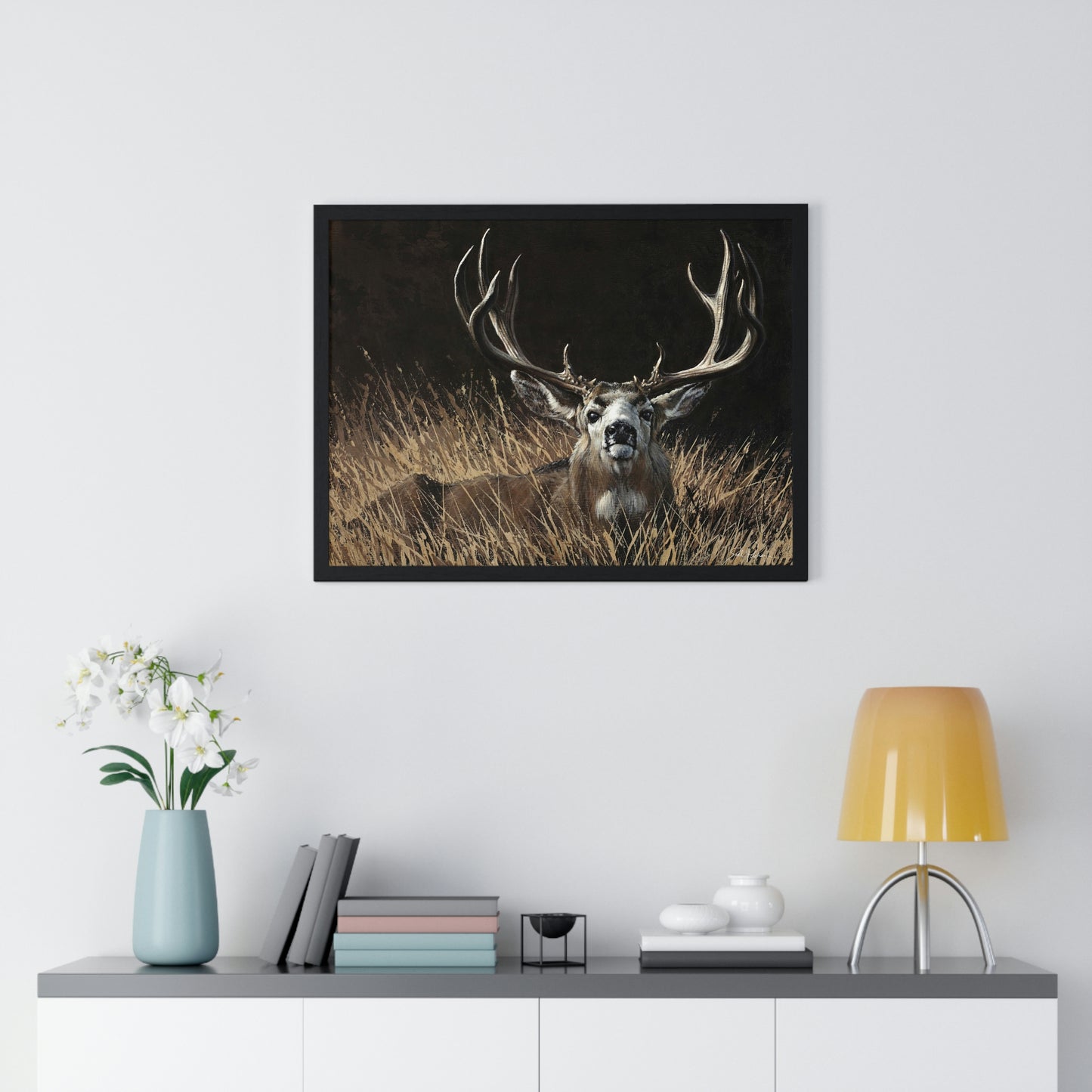 "Eye Contact" Premium Framed Print