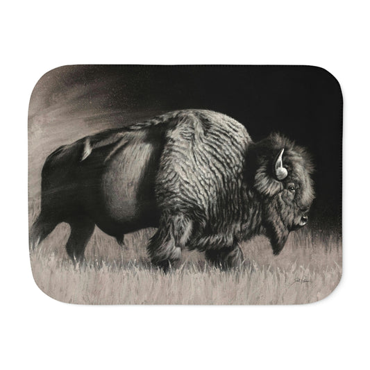 "Into the Storm" Sherpa Blanket