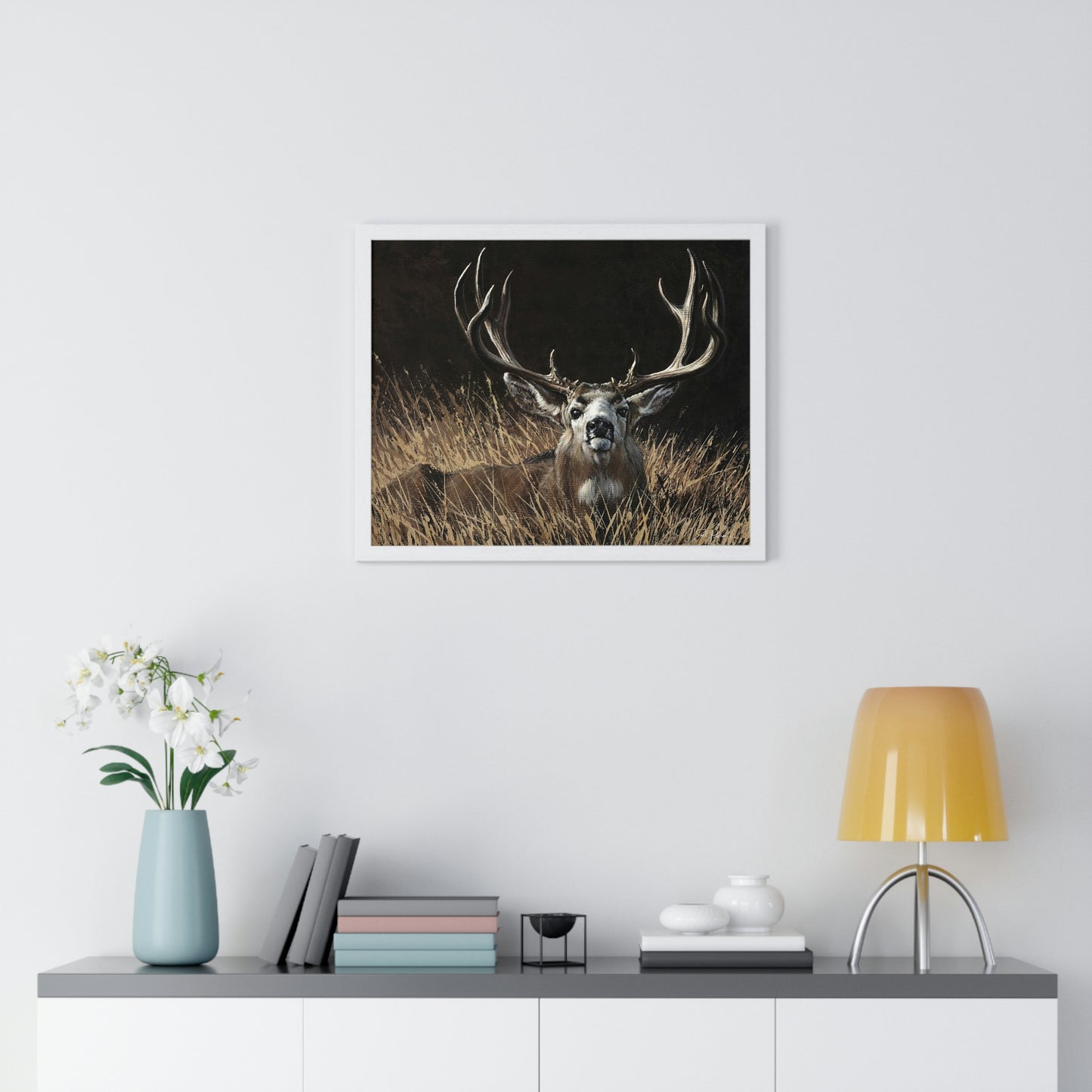 "Eye Contact" Premium Framed Print