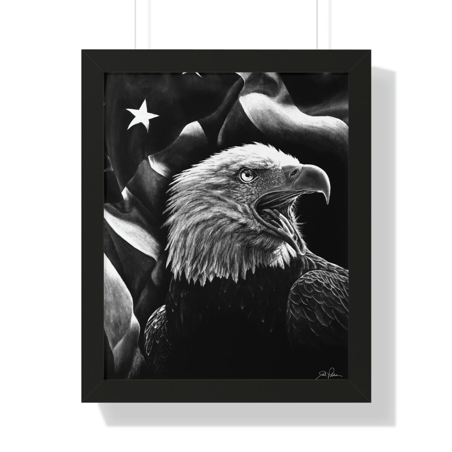 "American Eagle" Framed Paper Print