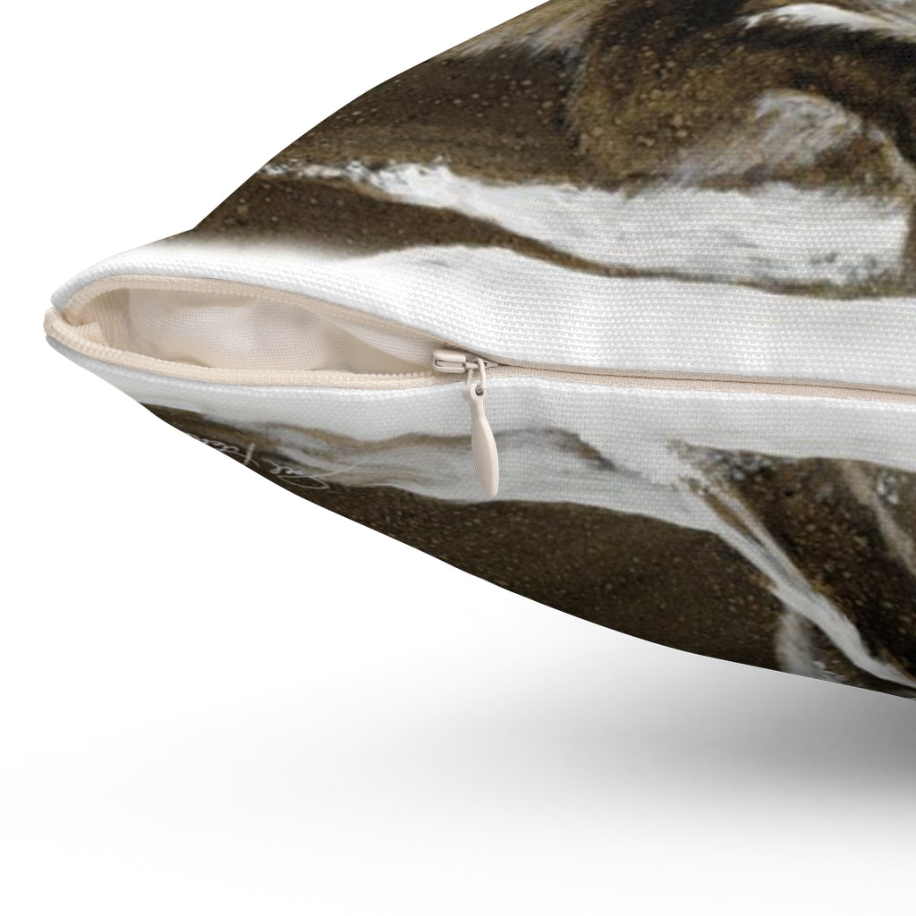 "Prowler" Square Pillow