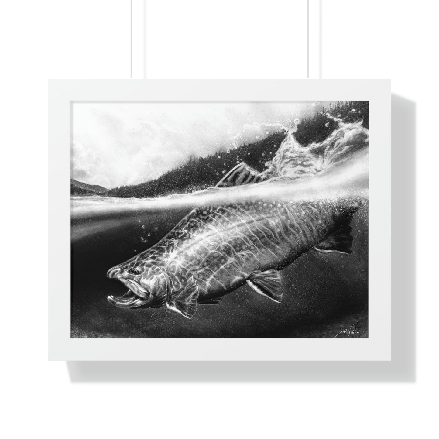 "Brook Trout" Framed Paper Print