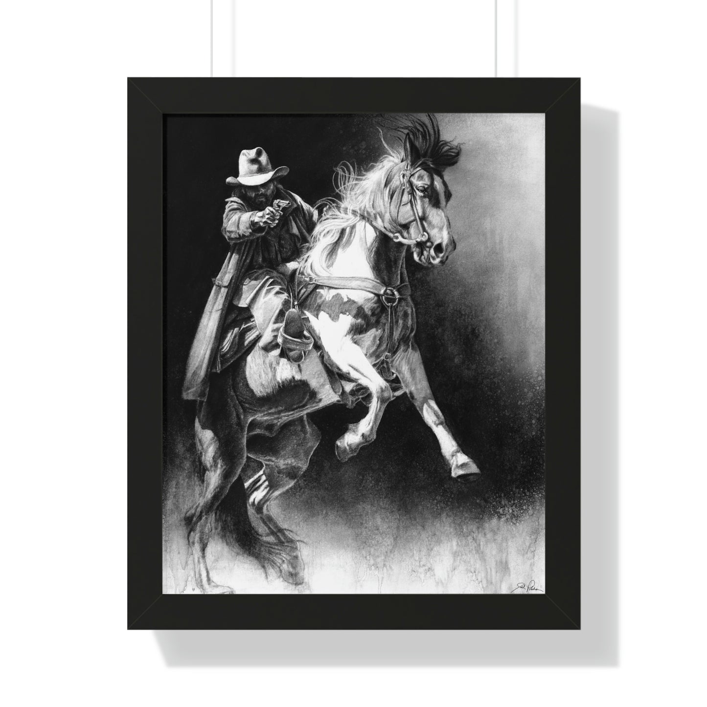 "Rough Rider" Framed Paper Print