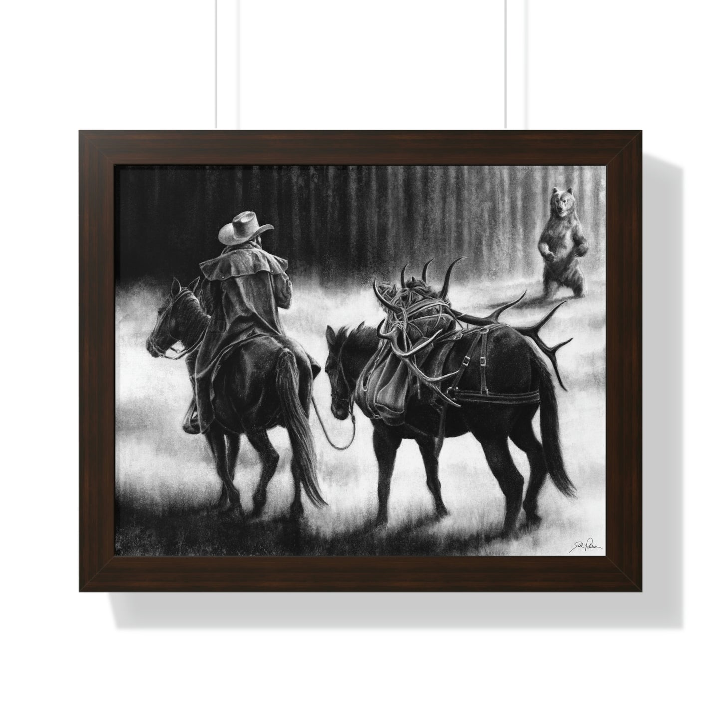 "Just Passin' Through" Framed Paper Print