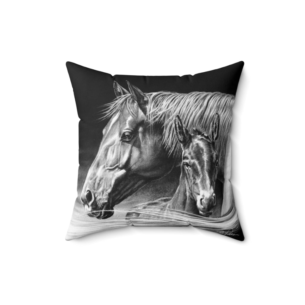 "Safe and Sound" Square Pillow