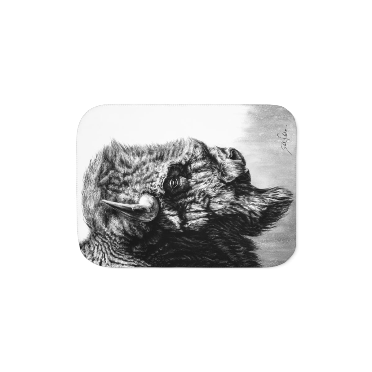 "Headstrong" Sherpa Blanket
