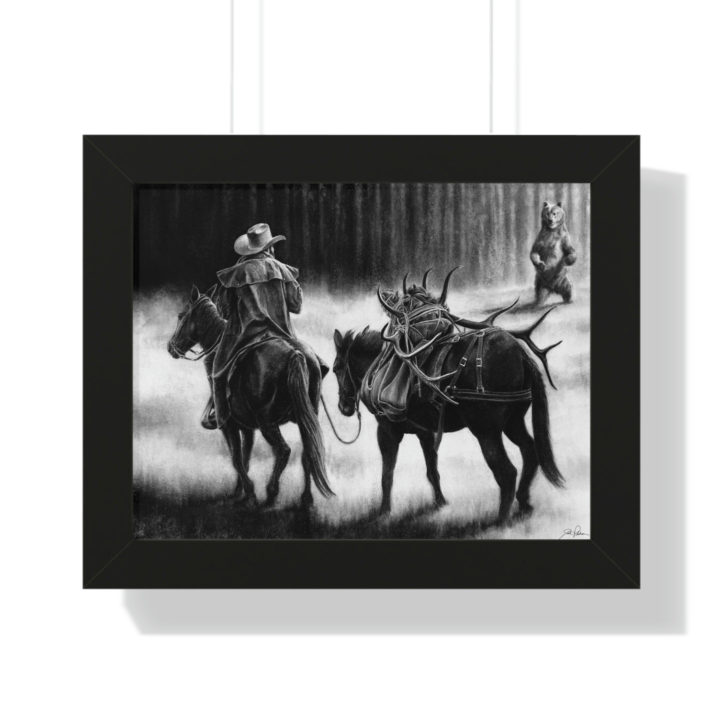 "Just Passin' Through" Framed Paper Print