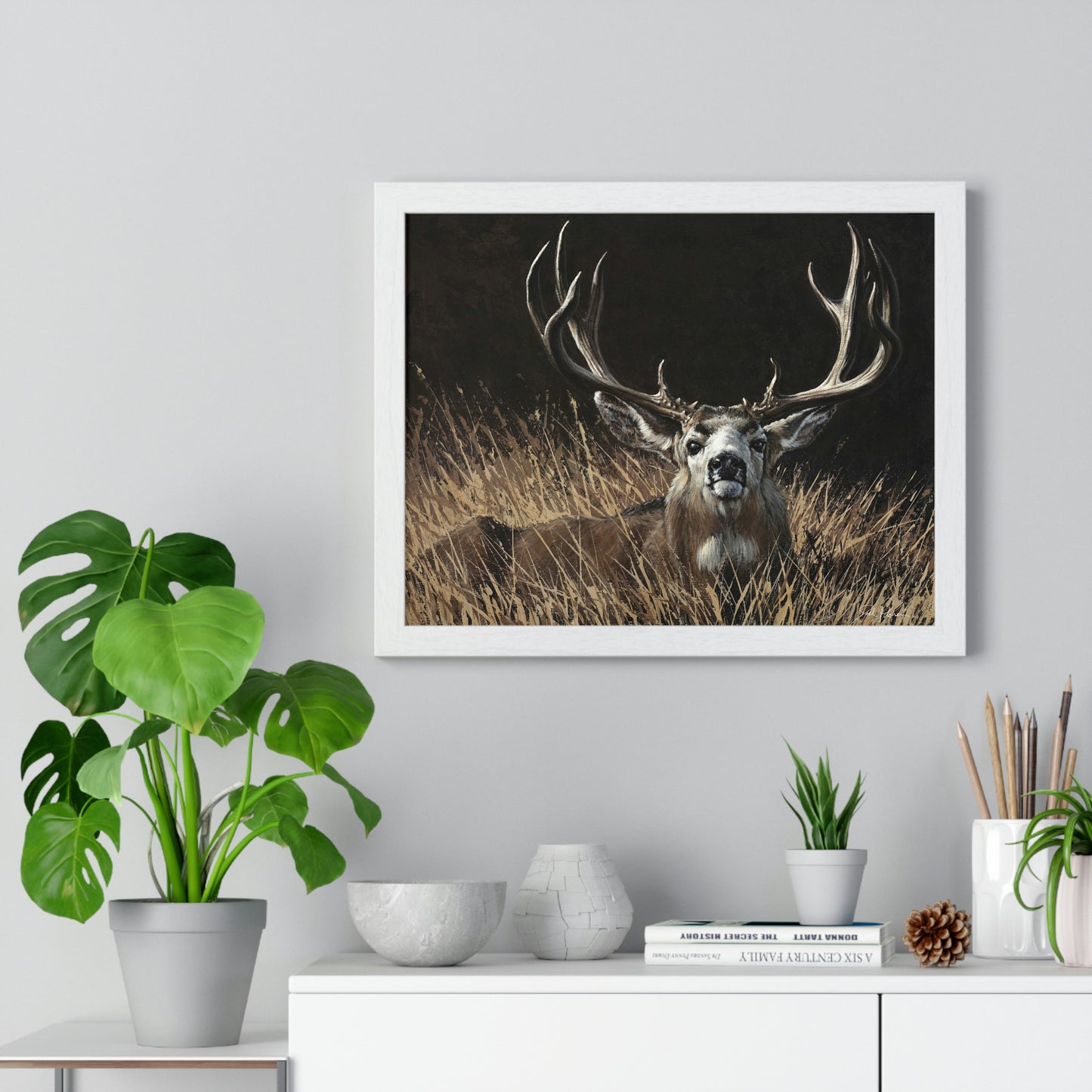 "Eye Contact" Premium Framed Print