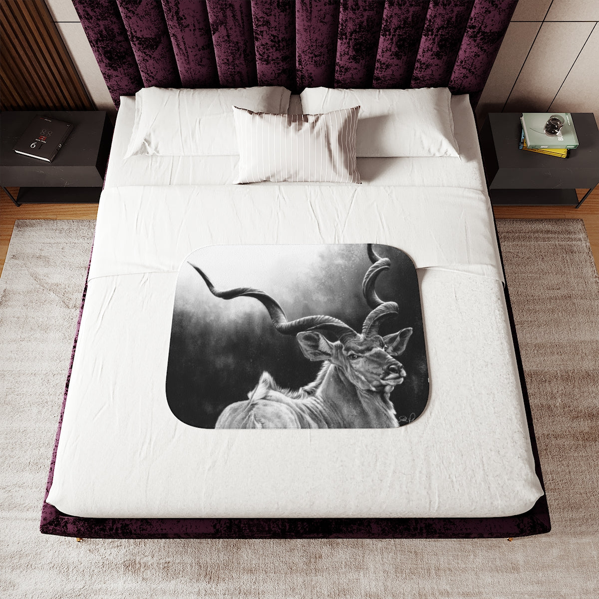 "Kudu" Sherpa Blanket