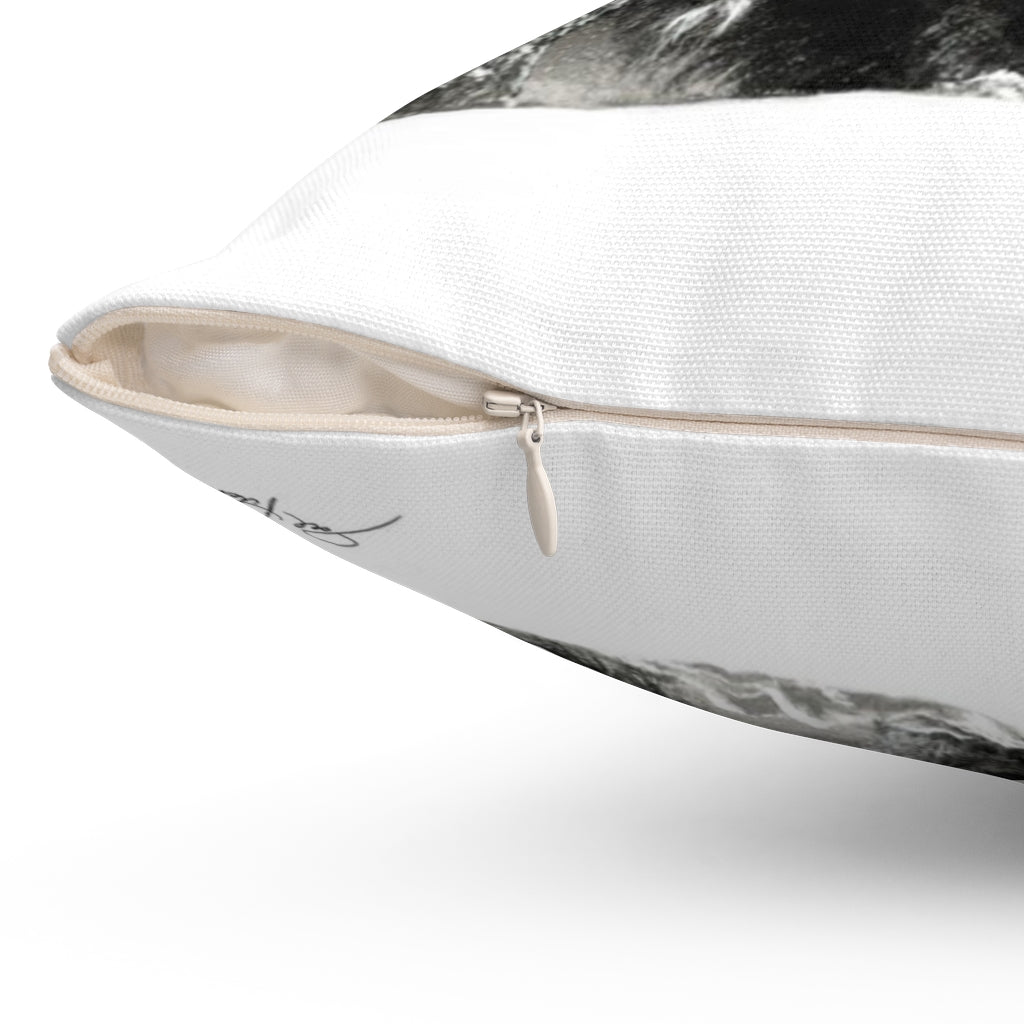 "Frosty" Square Pillow