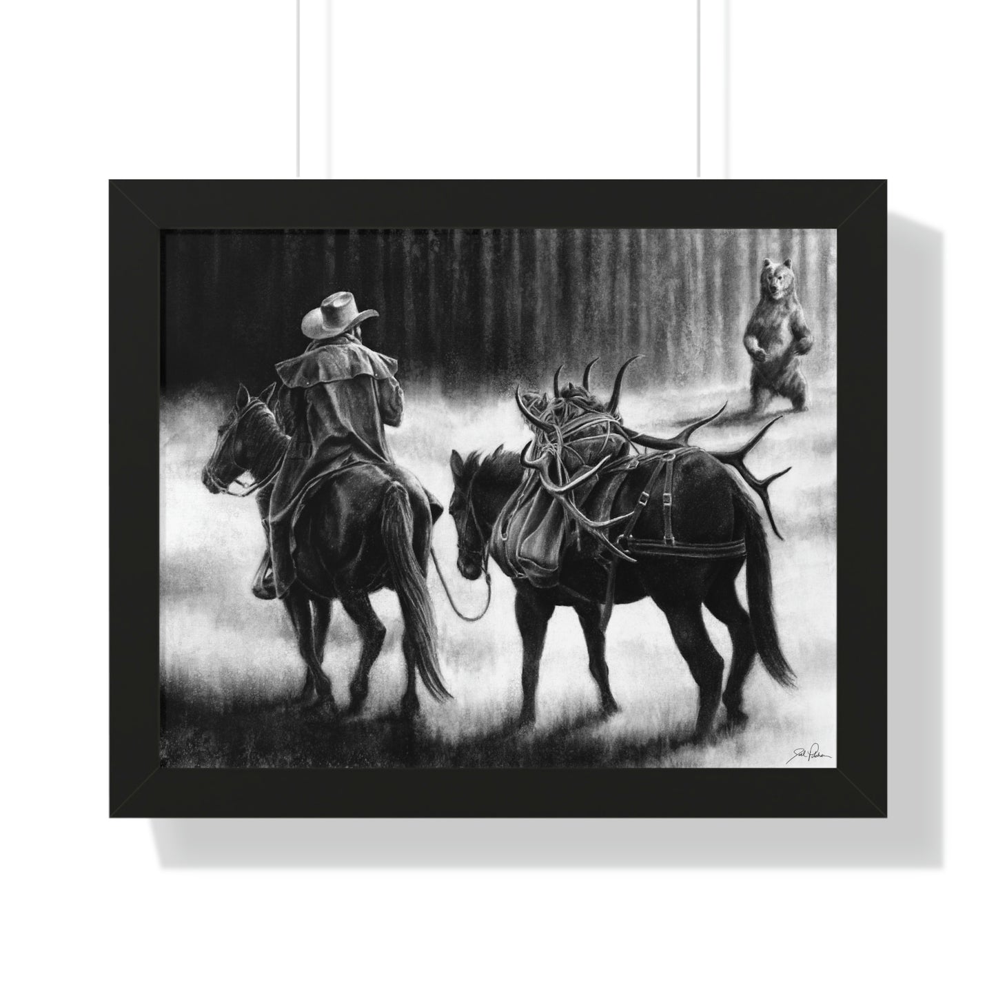 "Just Passin' Through" Framed Paper Print