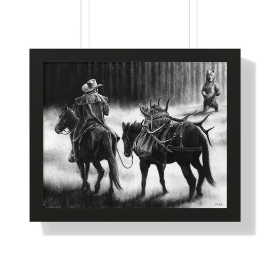 "Just Passin' Through" Framed Paper Print