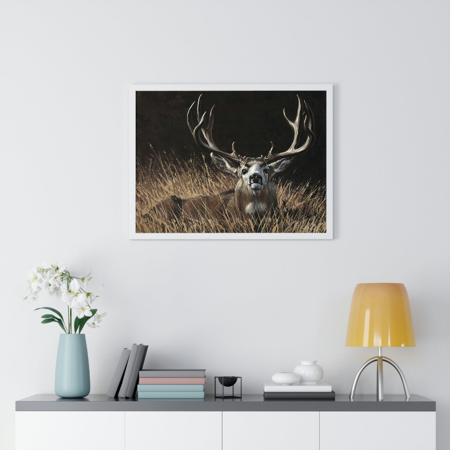 "Eye Contact" Premium Framed Print