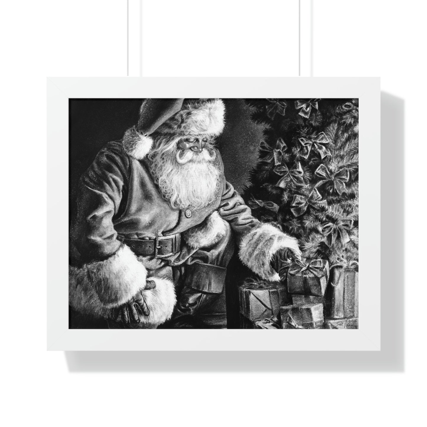 "Secret Santa" Framed Paper Print