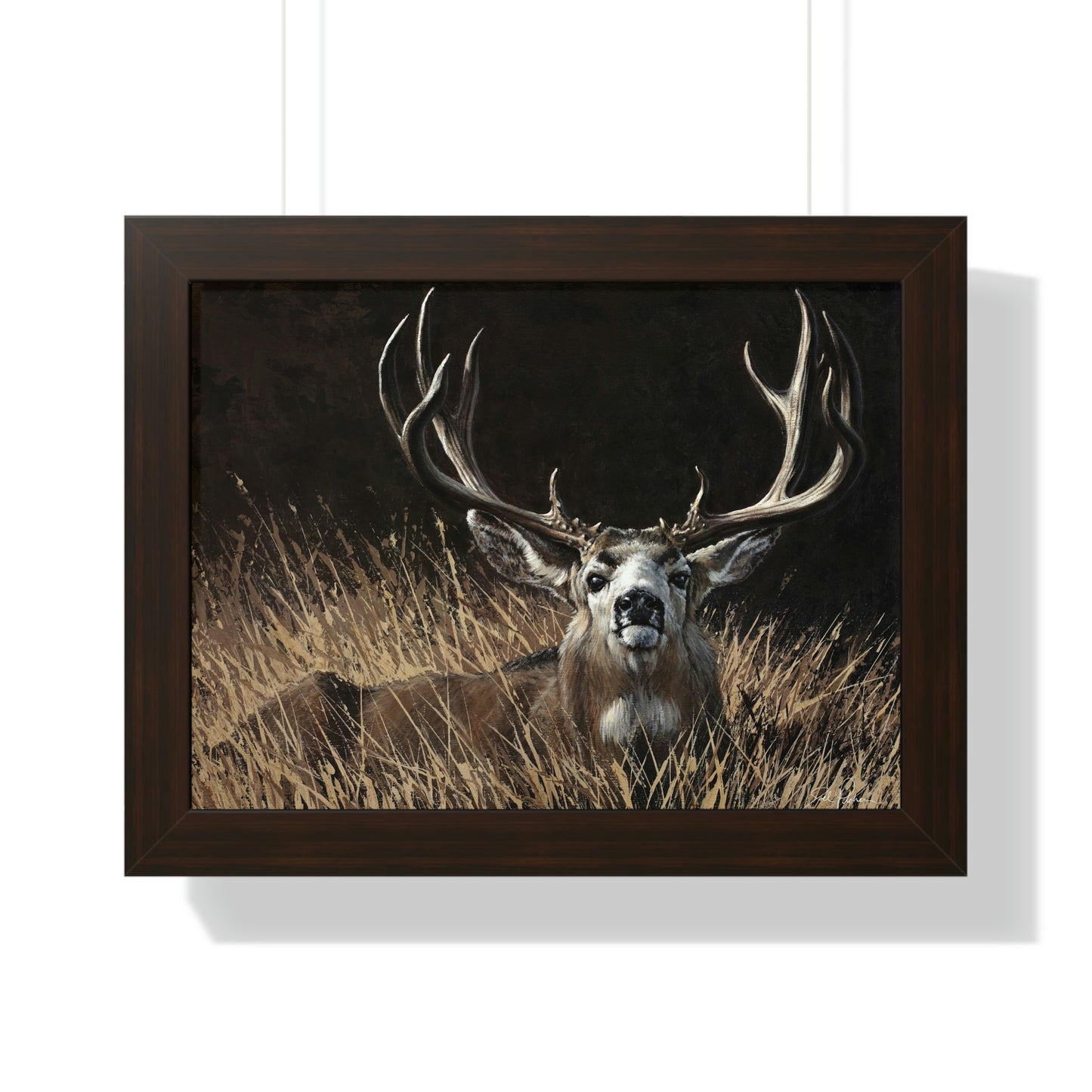 "Eye Contact" Framed Paper Print