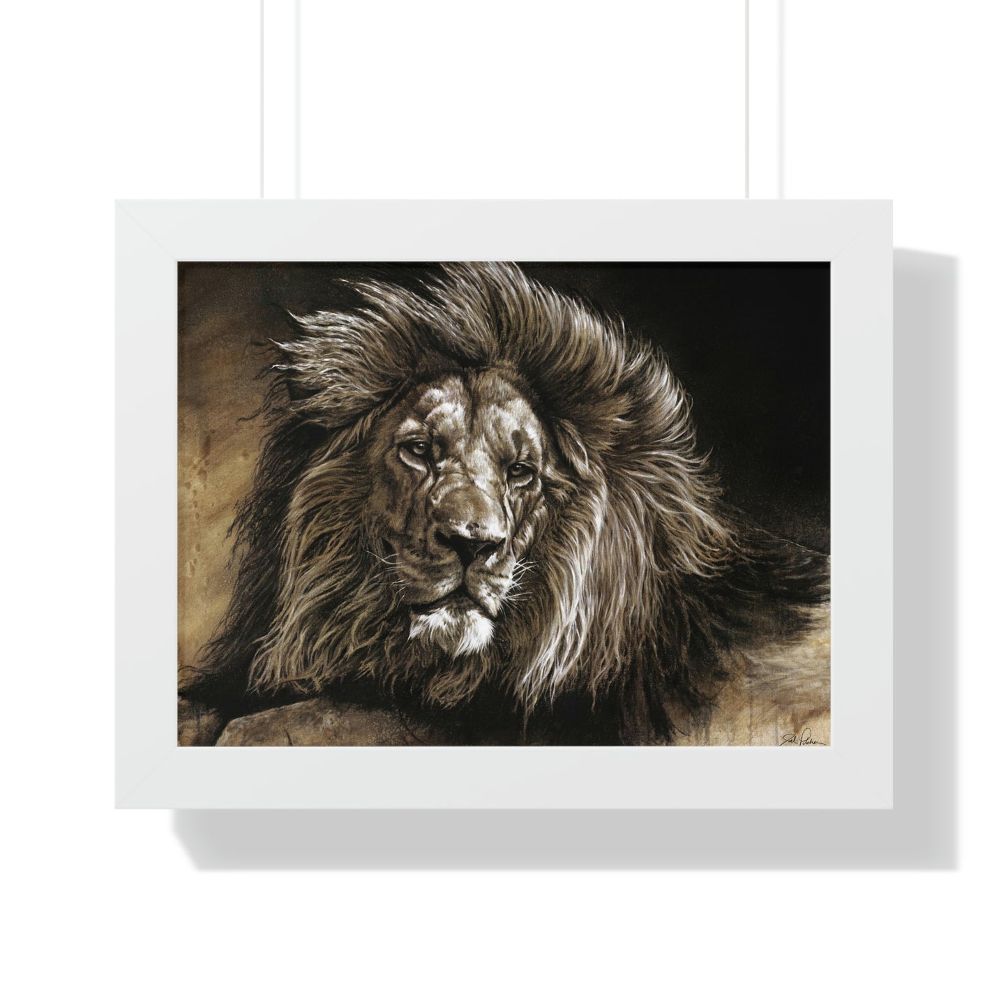 "No Worries" Framed Paper Print