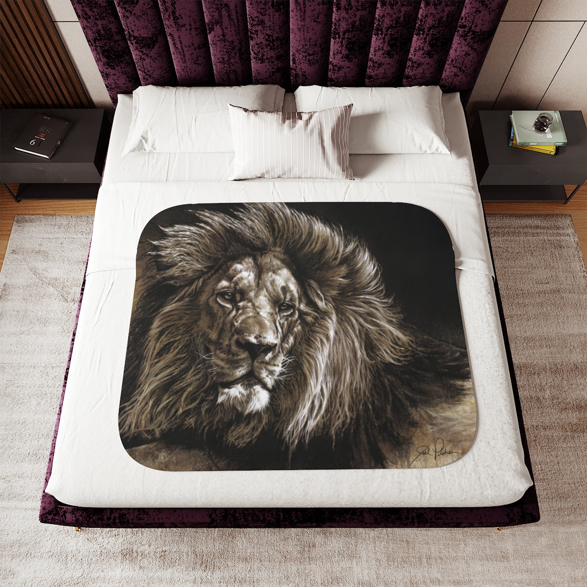 "No Worries" Sherpa Blanket
