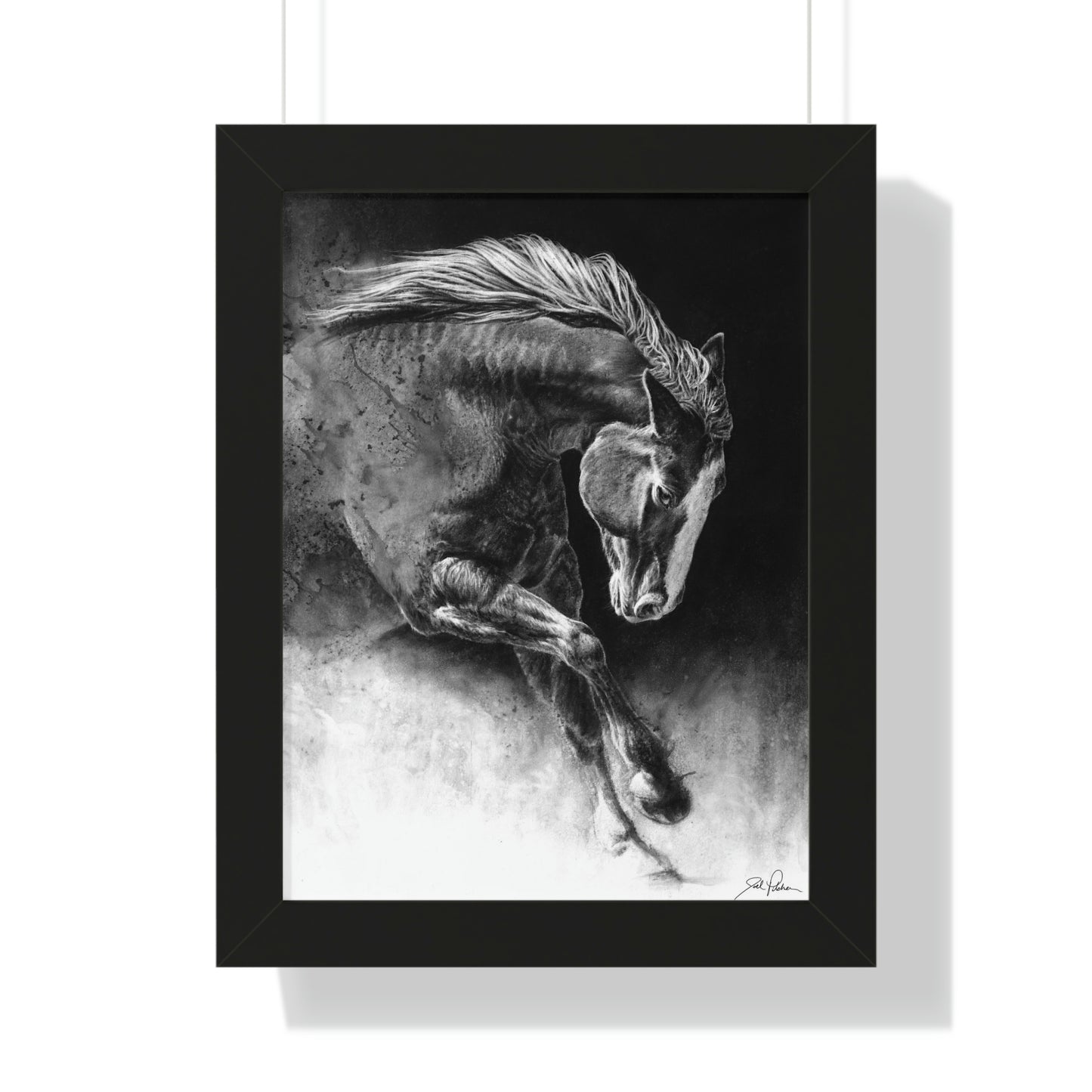 "Unbridled" Framed Paper Print