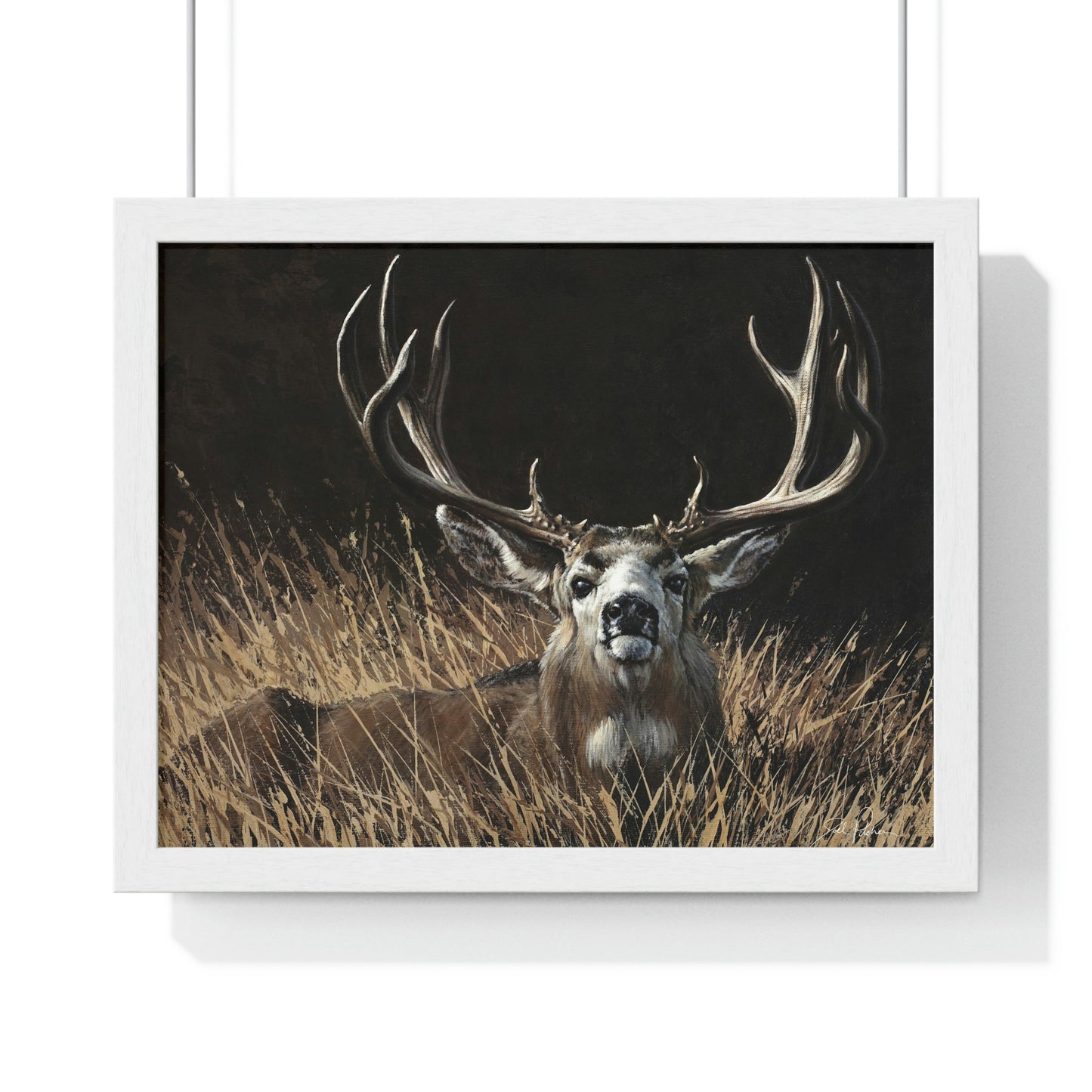 "Eye Contact" Premium Framed Print