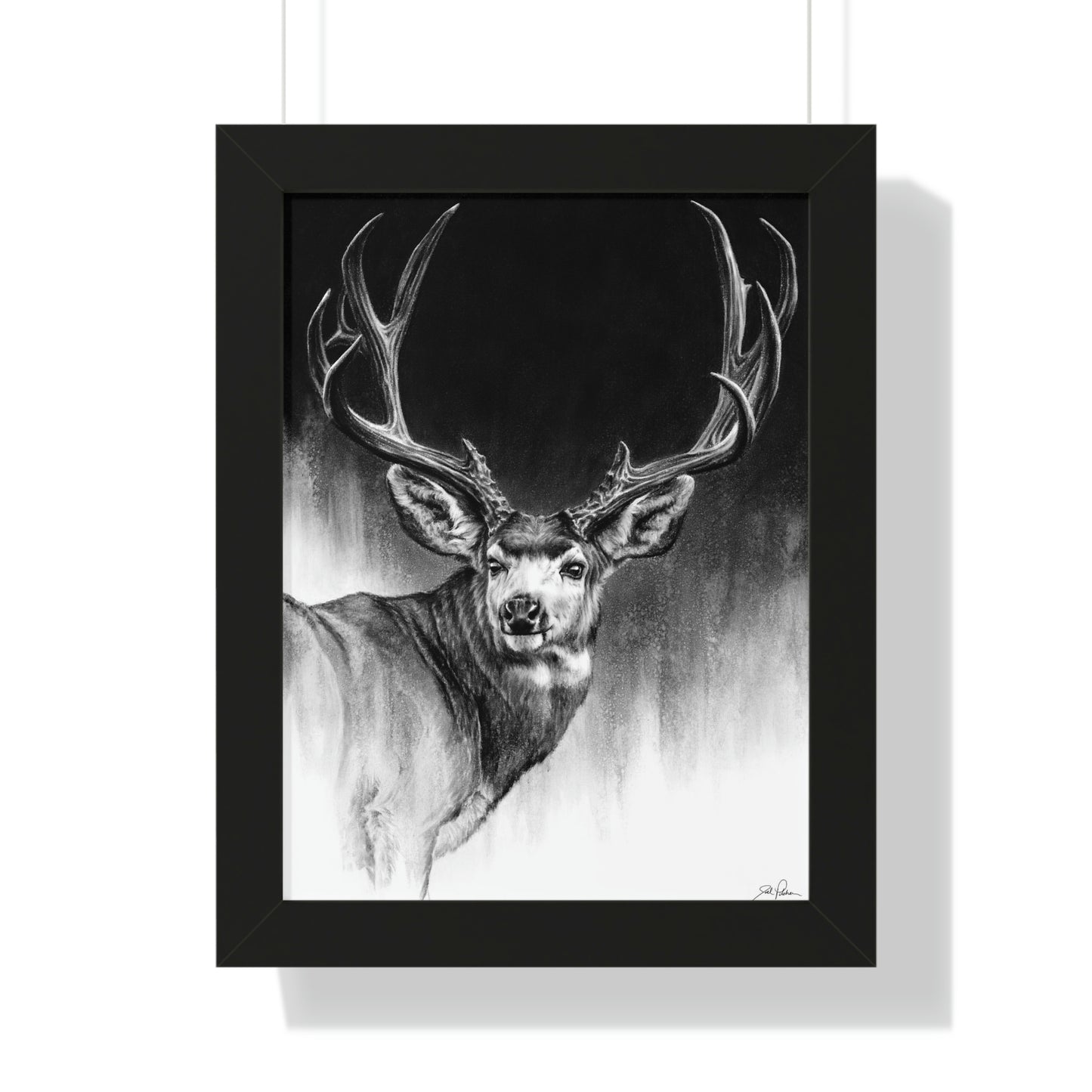 "Looking Back" Framed Paper Print