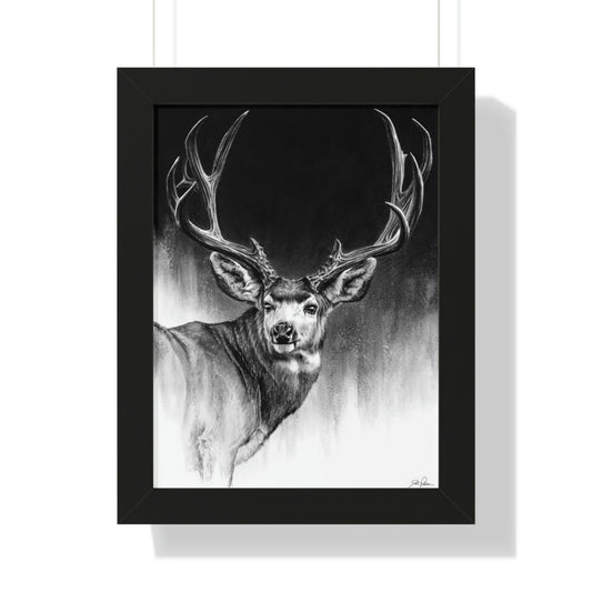 "Looking Back" Framed Paper Print
