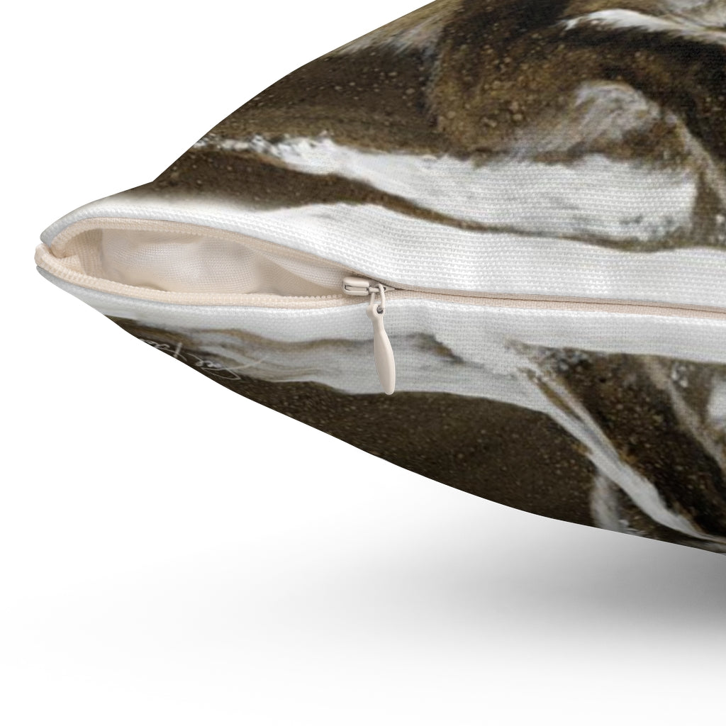 "Prowler" Square Pillow