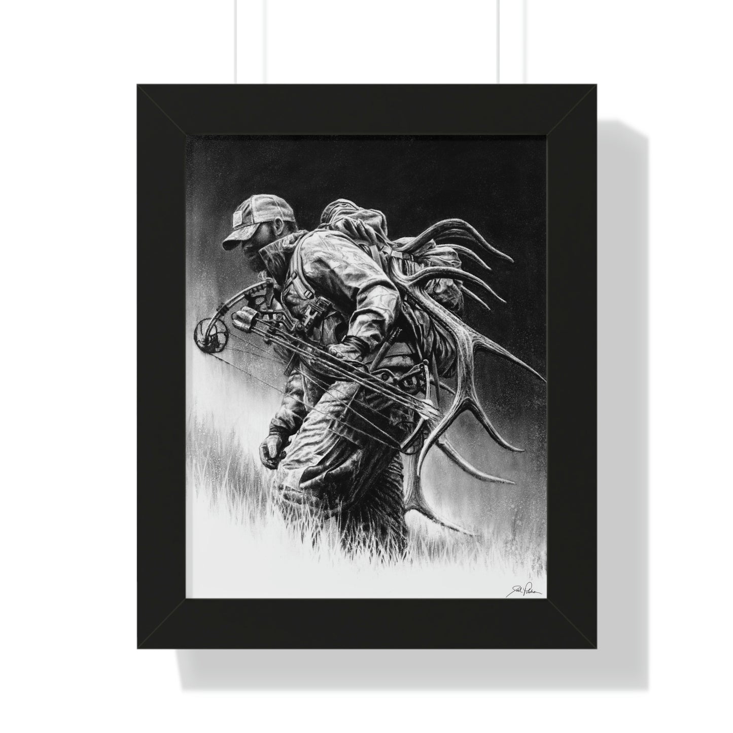 "Uphill Battle" Framed Paper Print