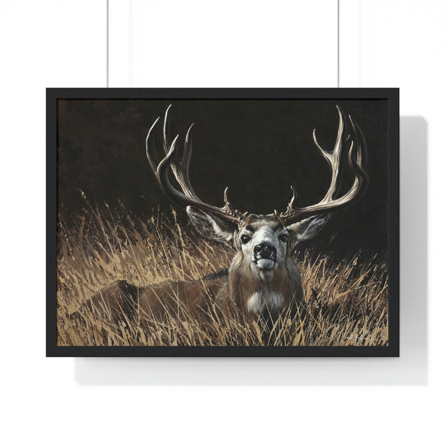 "Eye Contact" Premium Framed Print