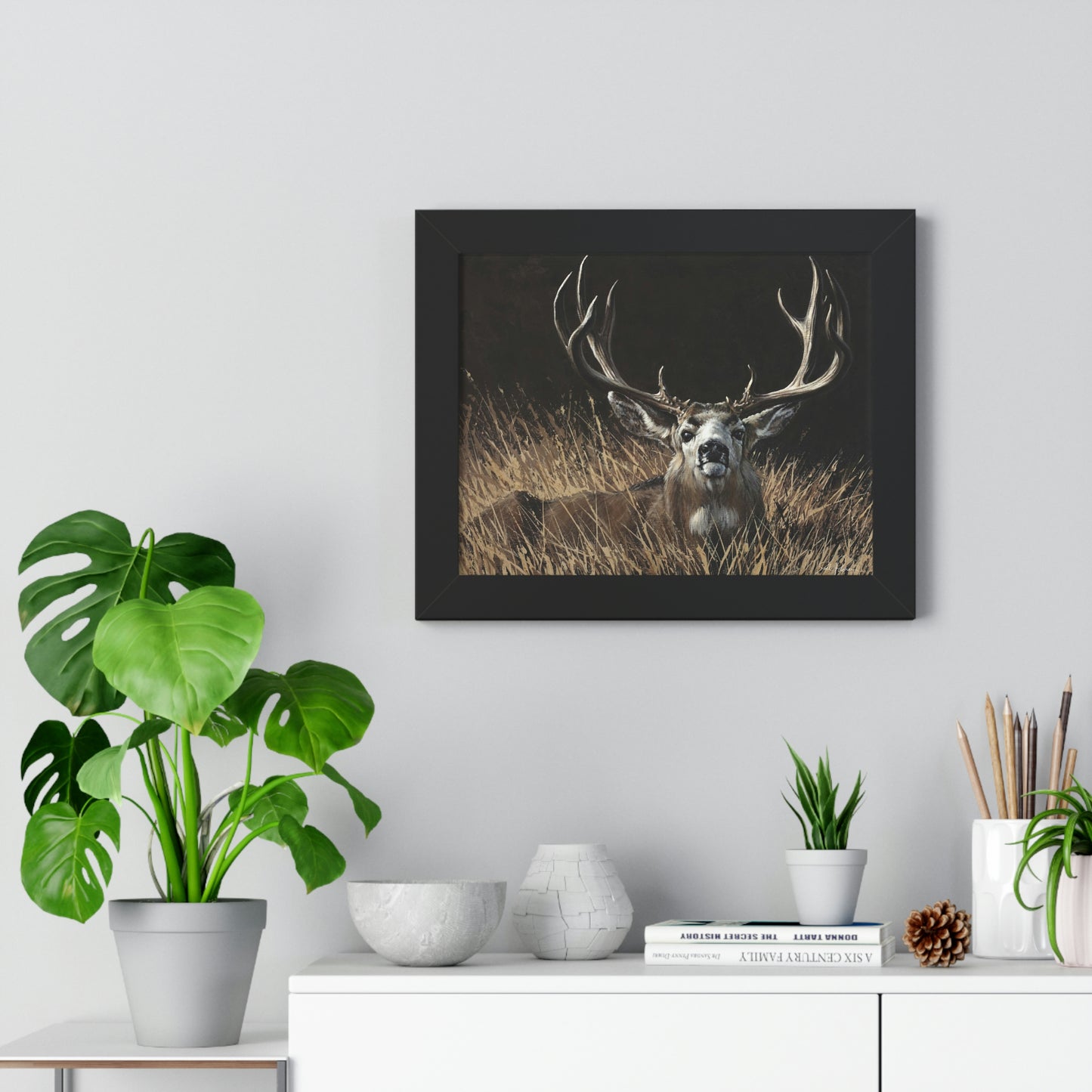"Eye Contact" Framed Paper Print