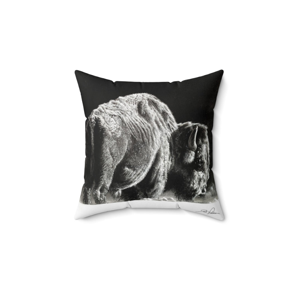 "Frosty" Square Pillow