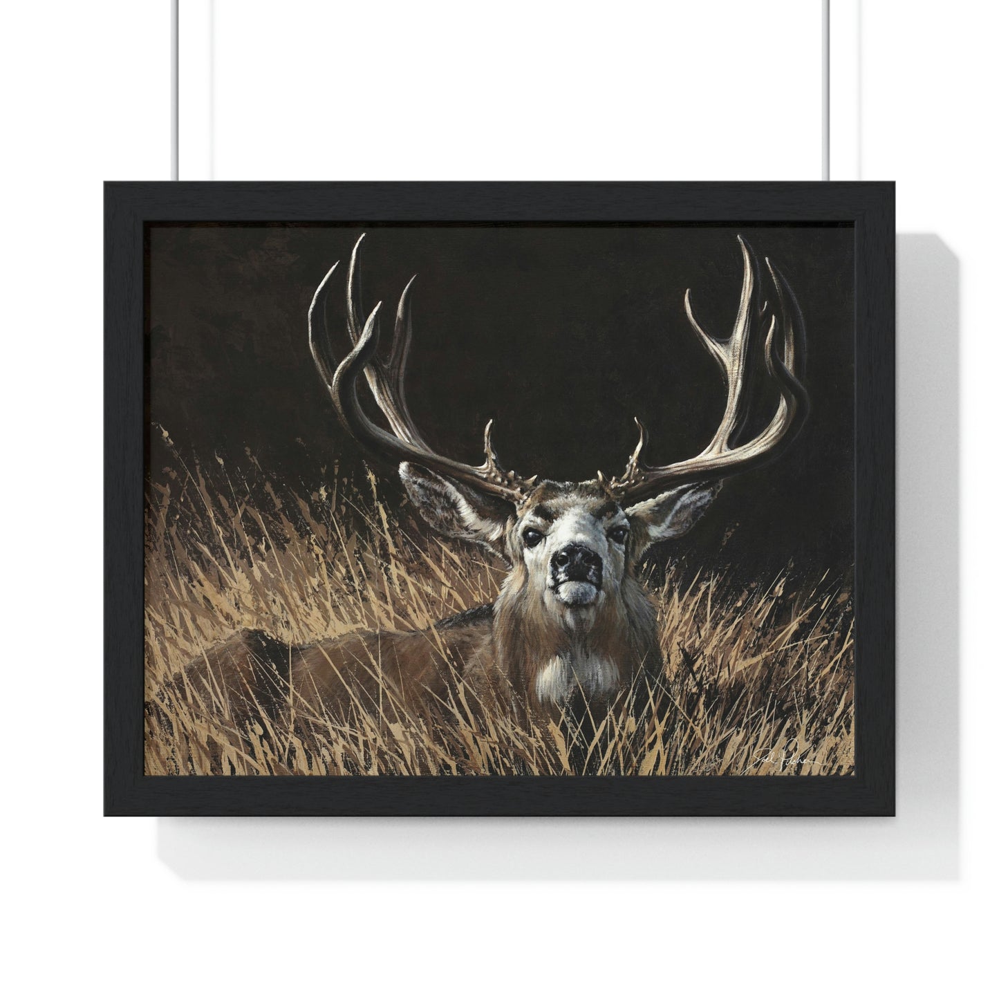 "Eye Contact" Premium Framed Print