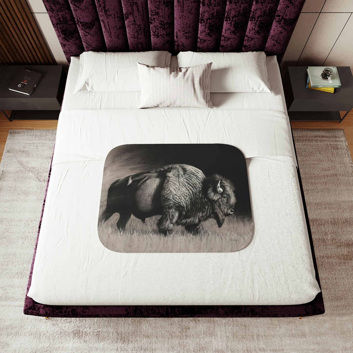 "Into the Storm" Sherpa Blanket