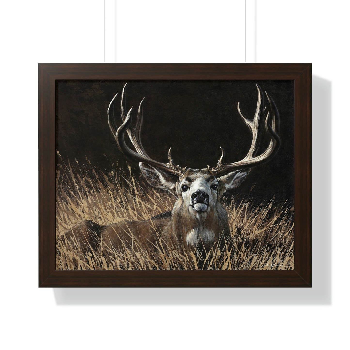 "Eye Contact" Framed Paper Print
