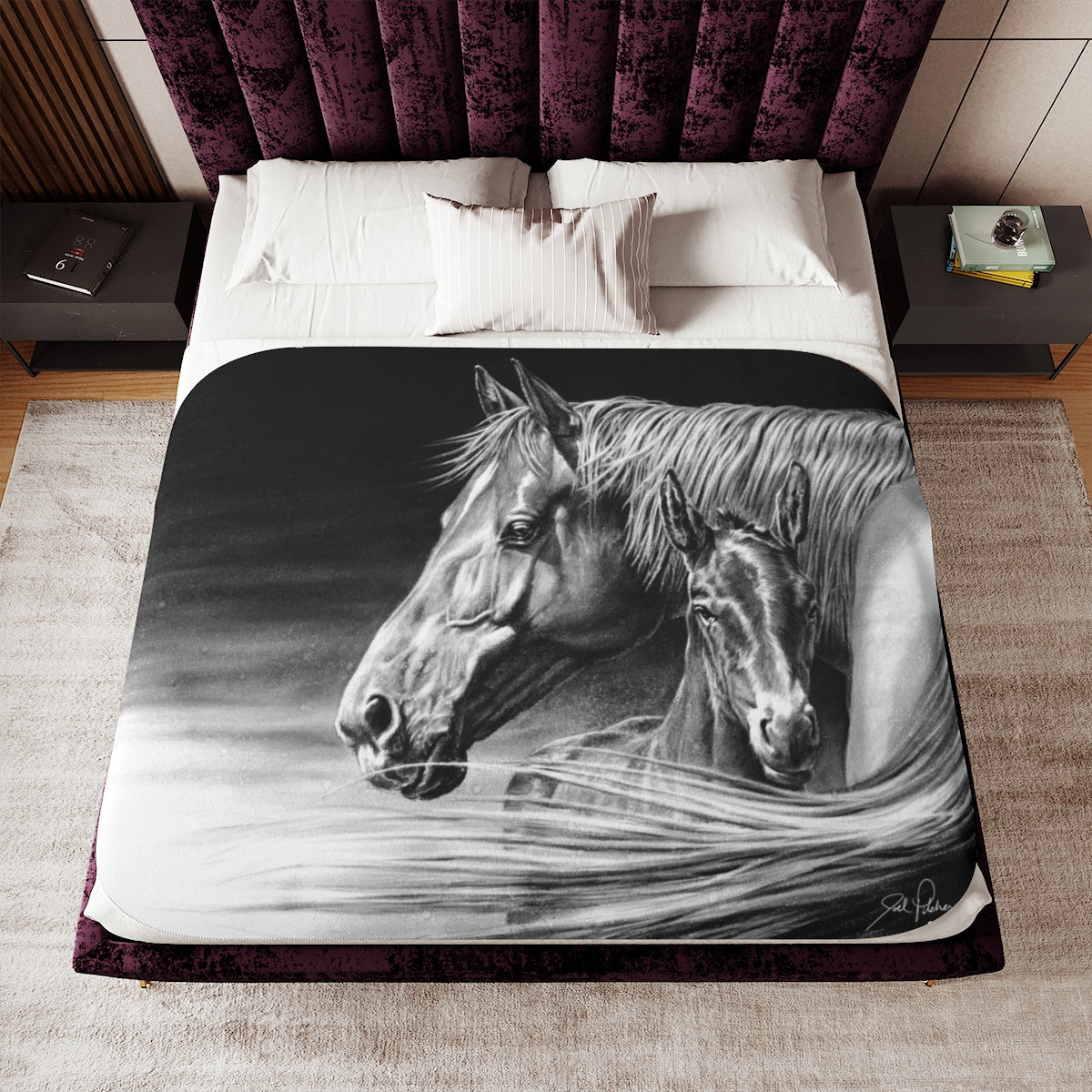 "Safe and Sound" Sherpa Blanket