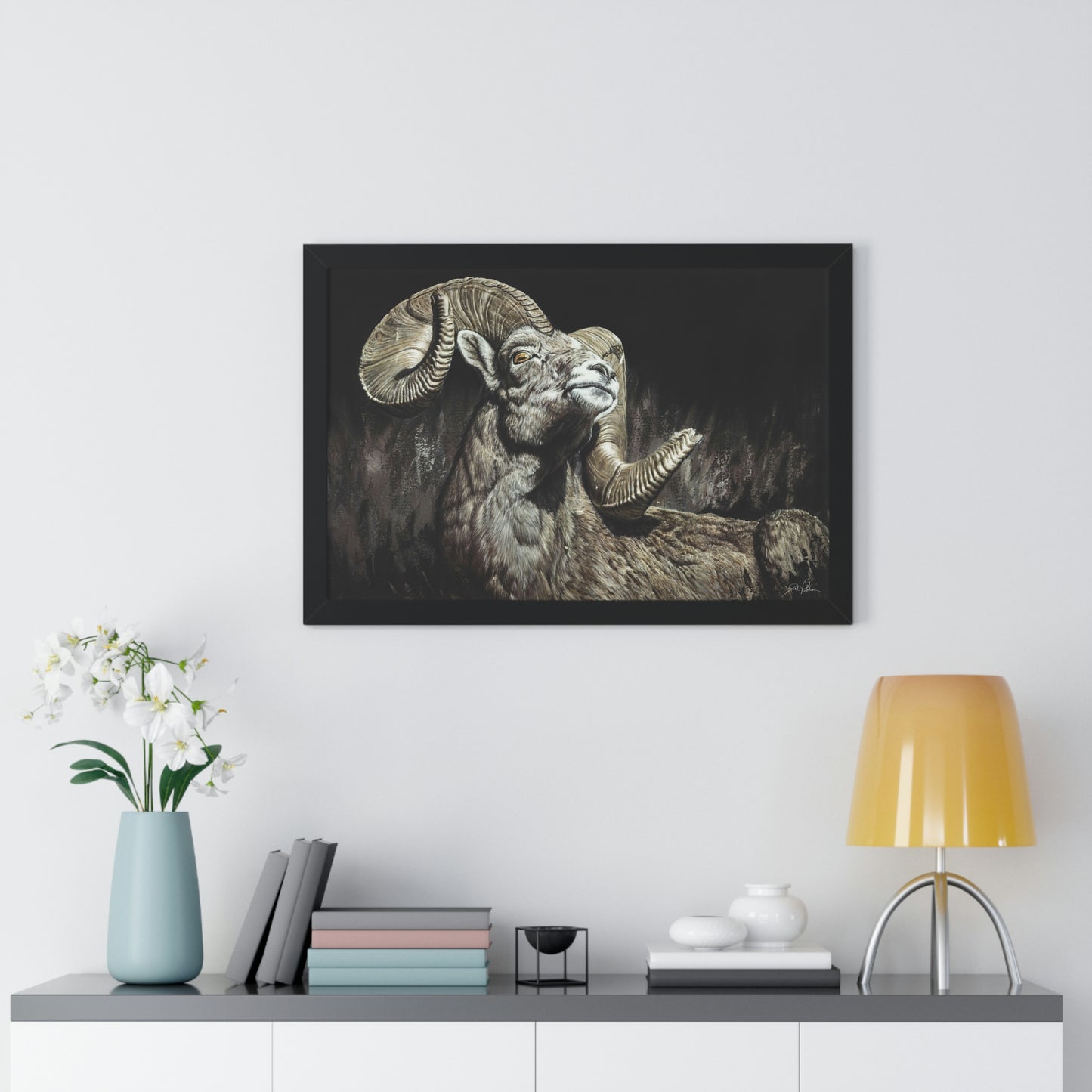 "Golden Eye" Framed Paper Print