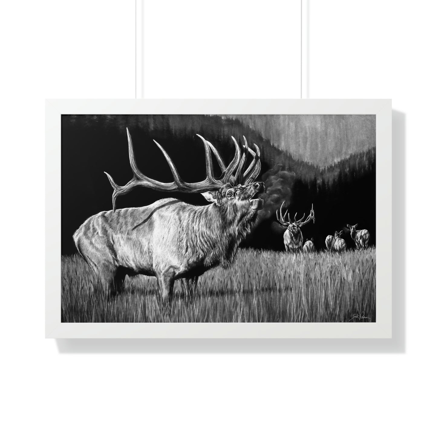 "The Contender" Framed Paper Print