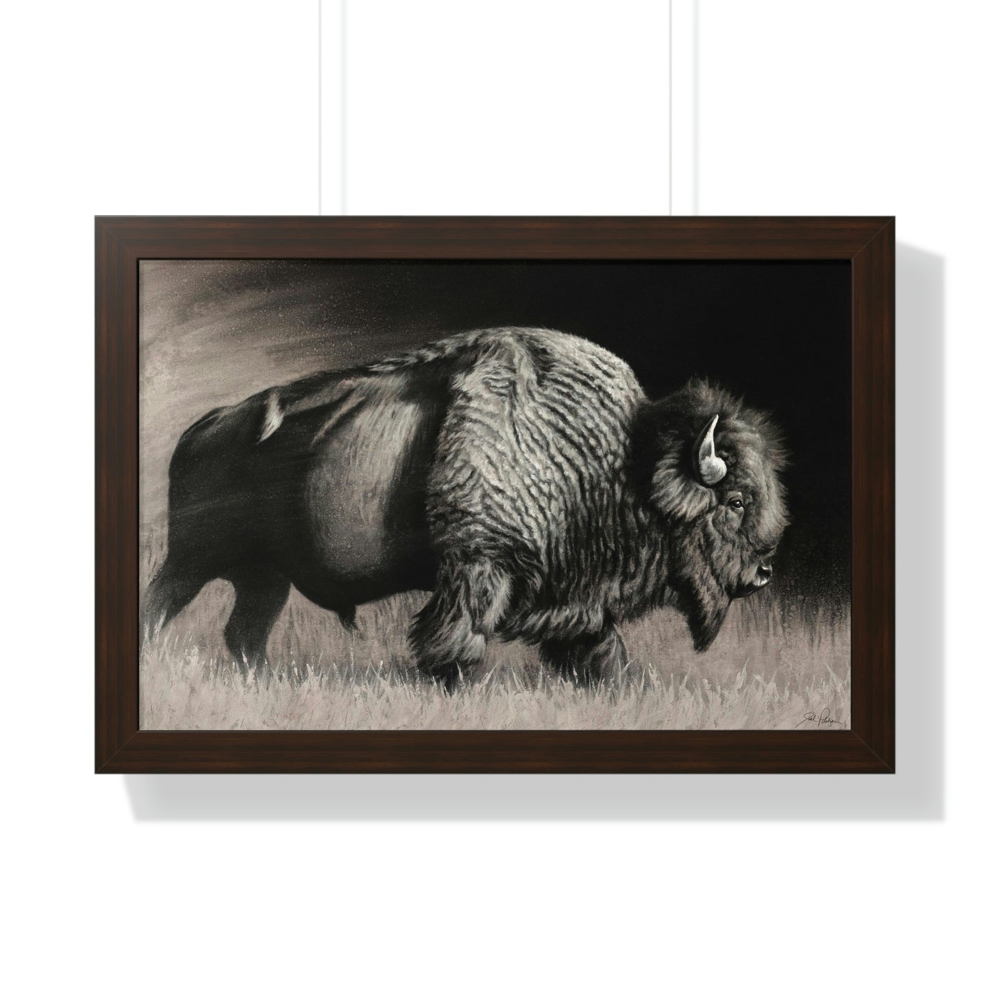 "Into the Storm" Framed Paper Print