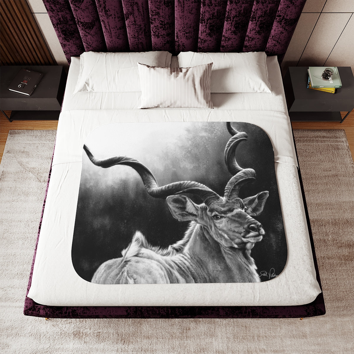 "Kudu" Sherpa Blanket