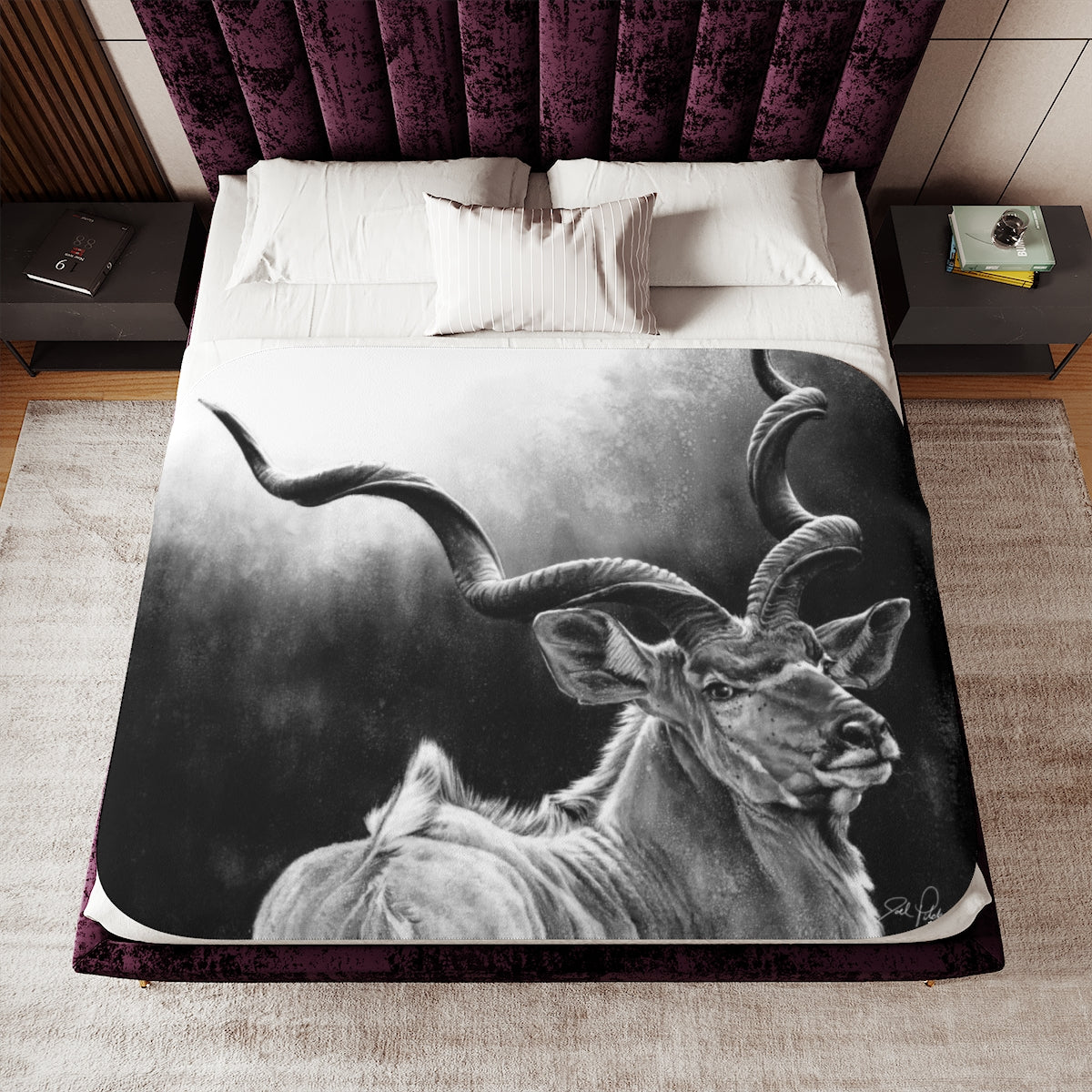 "Kudu" Sherpa Blanket