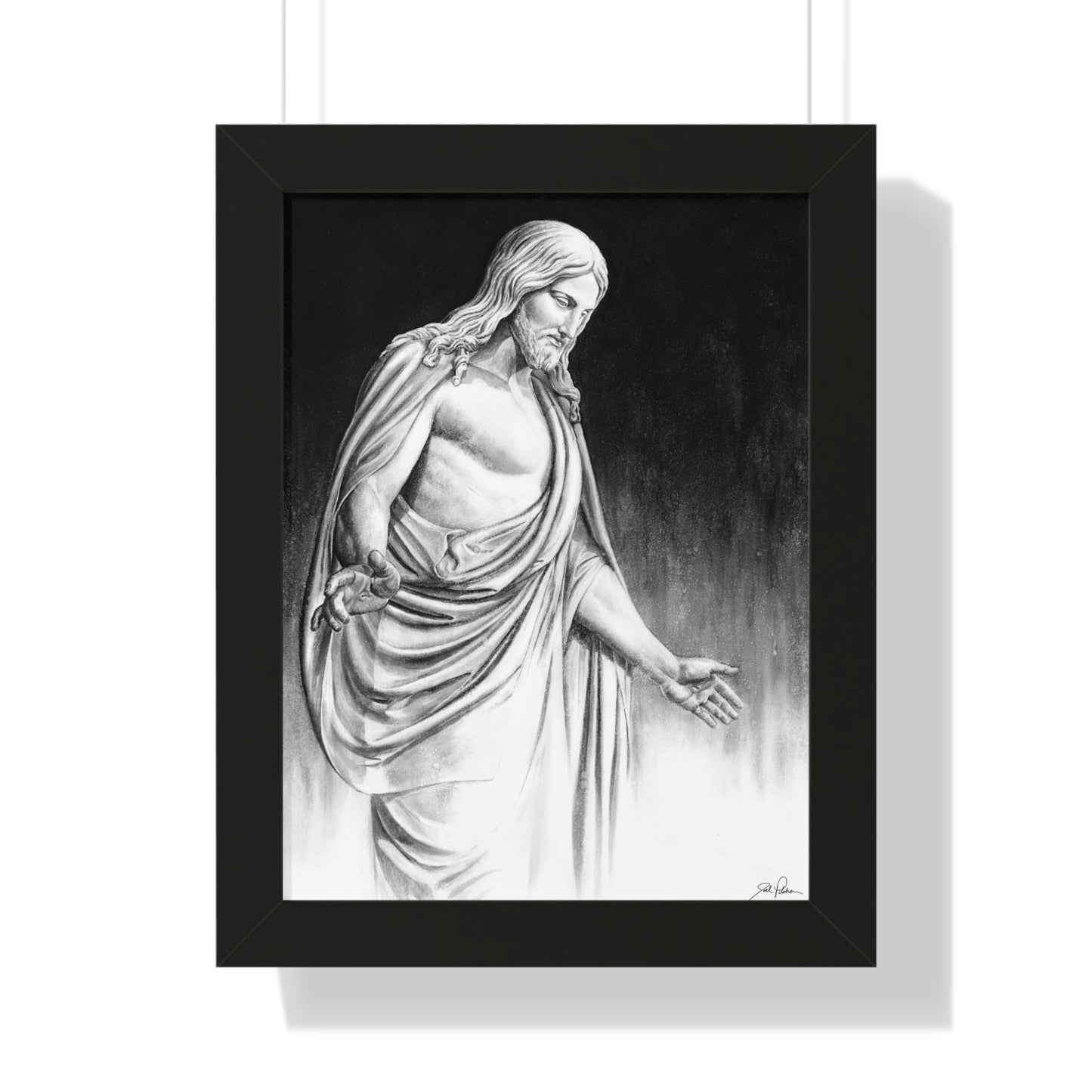"Come Unto Me" Framed Paper Print