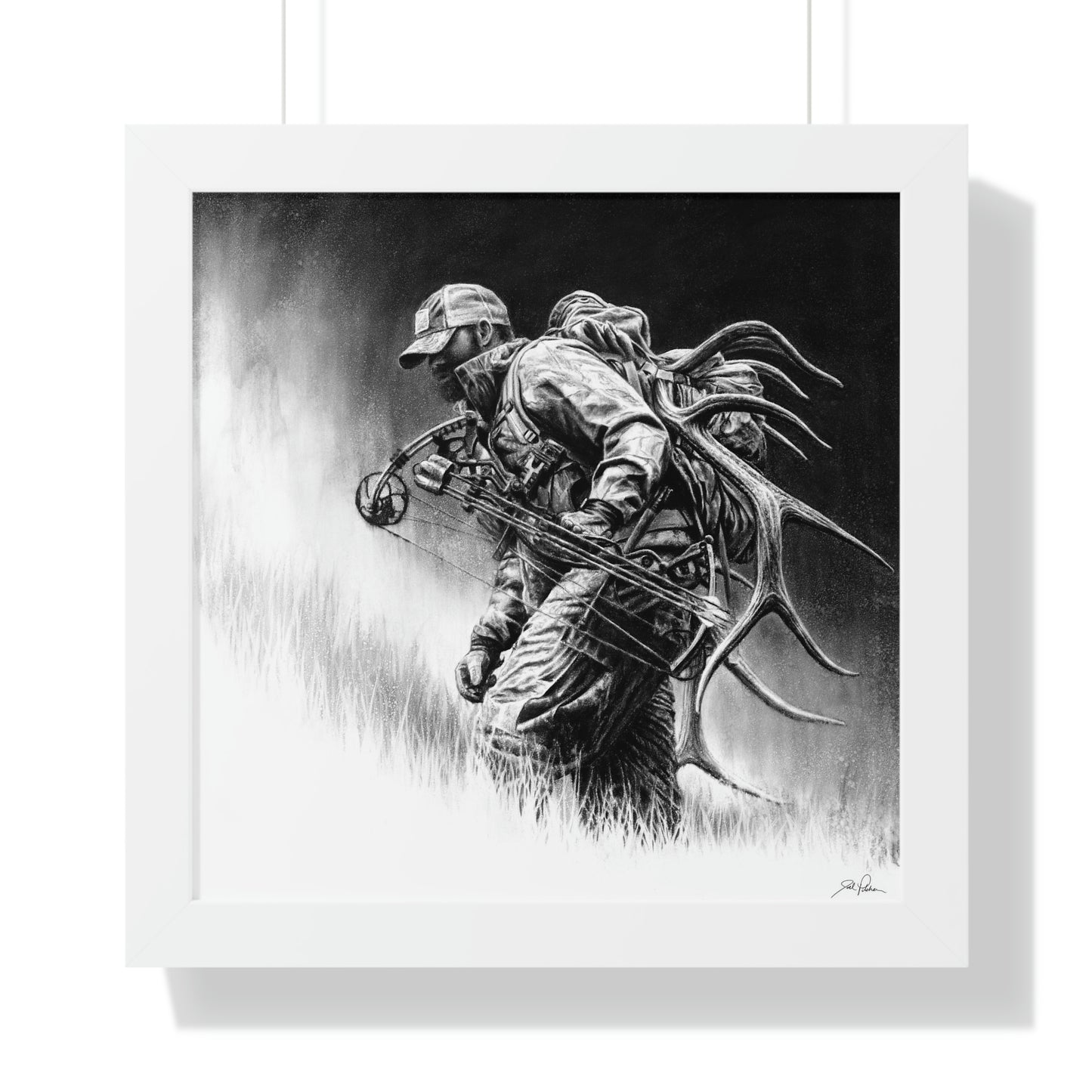 "Uphill Battle" Framed Paper Print