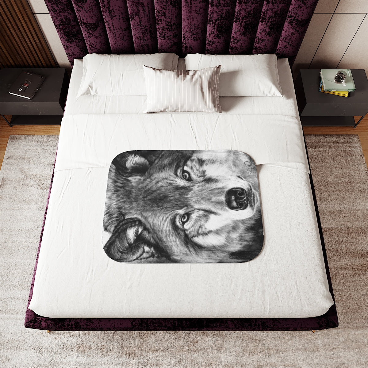 "I See You" Sherpa Blanket