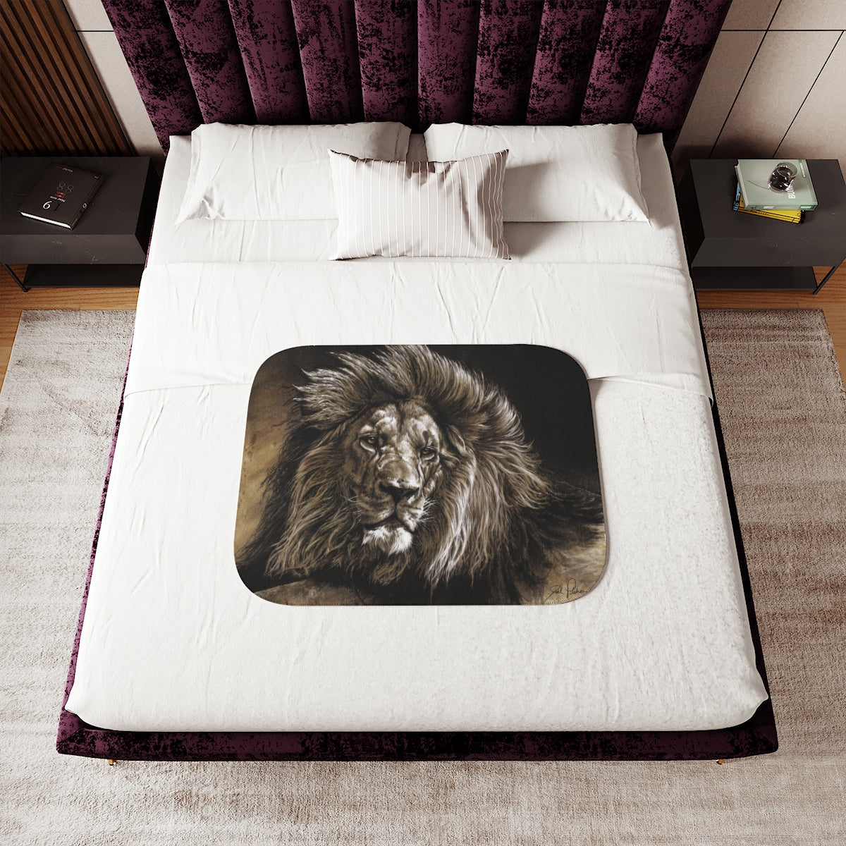 "No Worries" Sherpa Blanket
