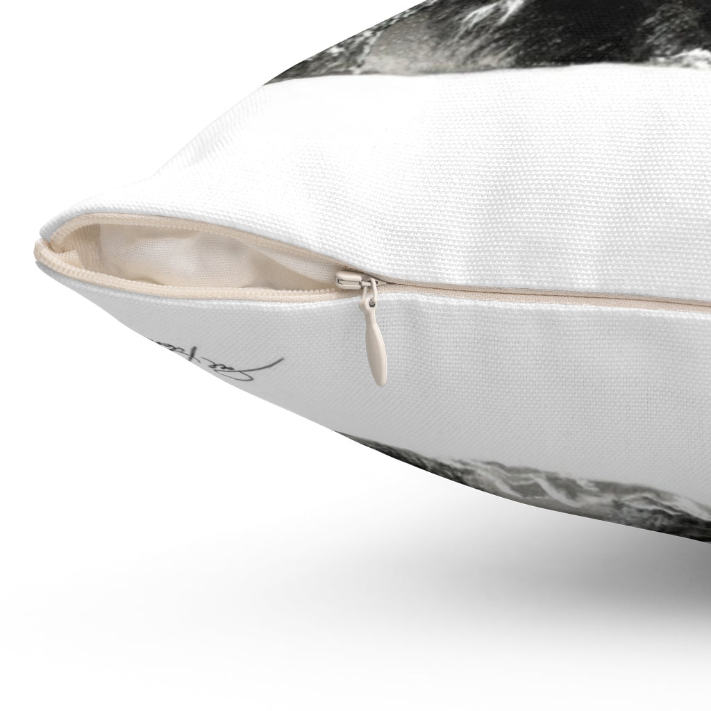"Frosty" Square Pillow